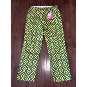 Royal and Awesome Pants Mens 34x32 Green Yellow NWT